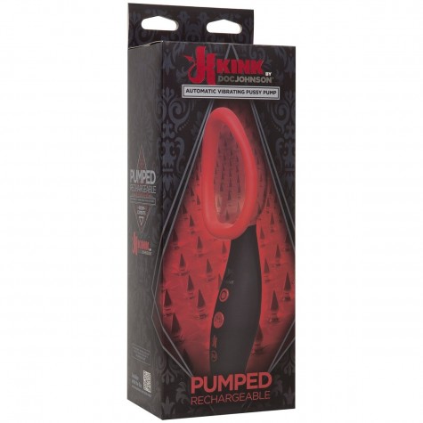 Автоматическая женская вибропомпа Kink Pumped echargeable Automatic Vibrating Pussy Pump