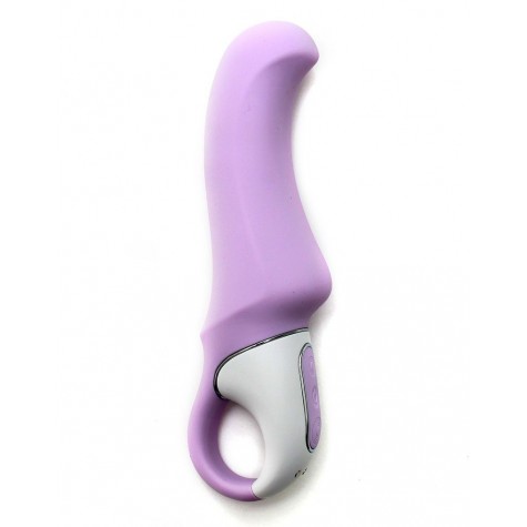 Сиреневый вибратор Satisfyer Vibes Charming Smile - 18,5 см.